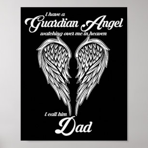 Póster Tengo un ángel de la guarda en el cielo al que lla