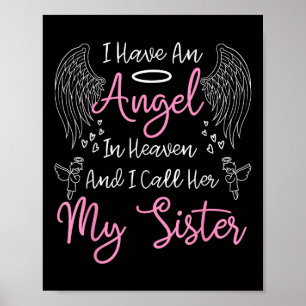 Póster Tengo Un Ángel En El Cielo Y La Llamo Mi