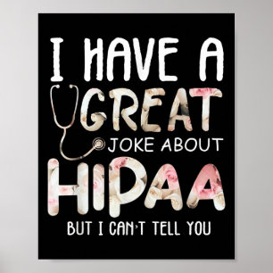 Póster Tengo un chiste sobre Hipaa pero no puedo decírtel