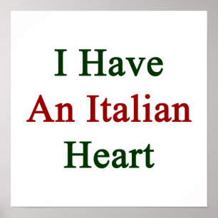 Póster Tengo Un Corazón Italiano