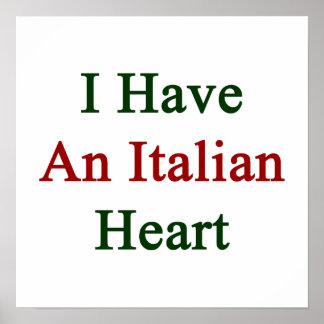 Póster Tengo Un Corazón Italiano