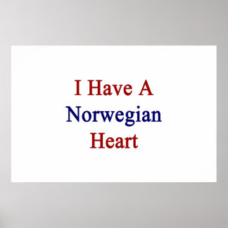 Póster Tengo Un Corazón Noruego