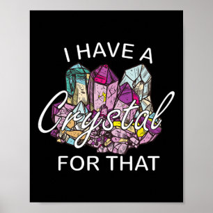 Póster Tengo Un Cristal Para Eso Namaste Chakra Yoga Y