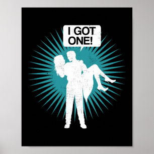 Póster Tengo Un Gracioso Bachiller Party Bride Groom Gift
