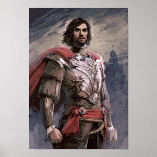 Póster Teniente General Caesar Borgia en la isla Tiberina (Frente)