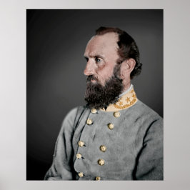Póster Teniente General Thomas (Stonewall) Jackson