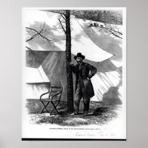 Póster Teniente General Ulysses S. Grant