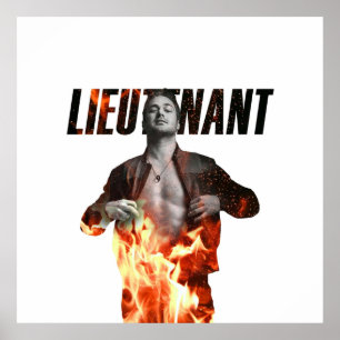 Póster Teniente Kelly Severide de Chicago Fire