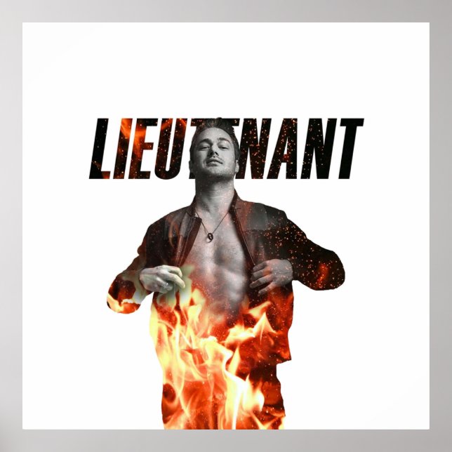 Póster Teniente Kelly Severide de Chicago Fire (Frente)