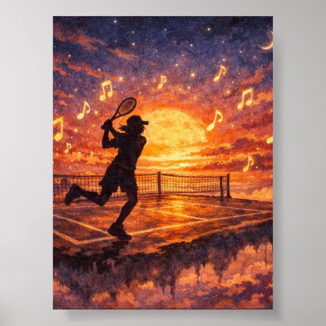 Póster Tenis Celestial (Frente)
