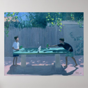 Póster Tenis de mesa Francia 1996