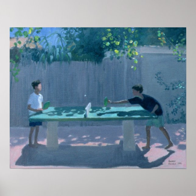 Póster Tenis de mesa Francia 1996 (Frente)