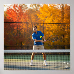 Póster Tenis de otoño