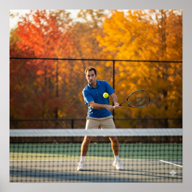Póster Tenis de otoño (Frente)