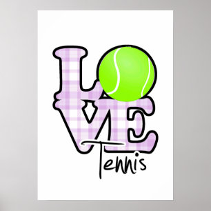 Póster Tenis del amor