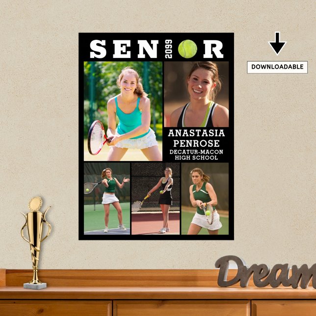 Póster Tenis Graduación Senior 5 Collage de fotos (Subido por el creador)