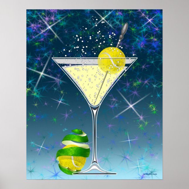Póster Tenis Martini, tenis (Frente)