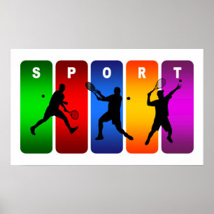 Póster Tenis Multicolor Emblem (Hombre)