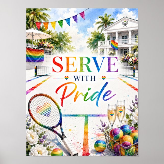 Póster Tenis Orgullo  (Frente)