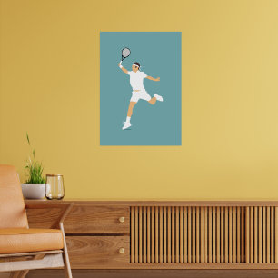 Póster Tenis Presente Para El Cumpleaños