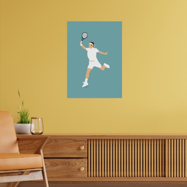 Póster Tenis Presente Para El Cumpleaños (Salón 2)