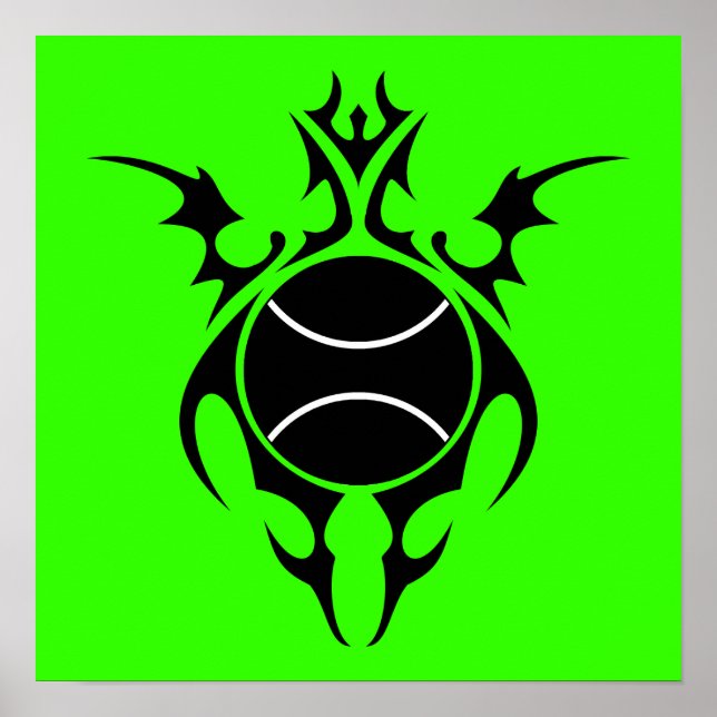 Póster tenis tribal (Frente)