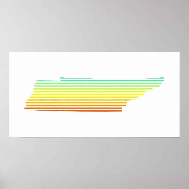 Póster tennessee chill fade (Frente)