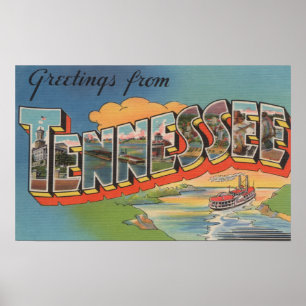 Póster Tennessee (escena de la barca)