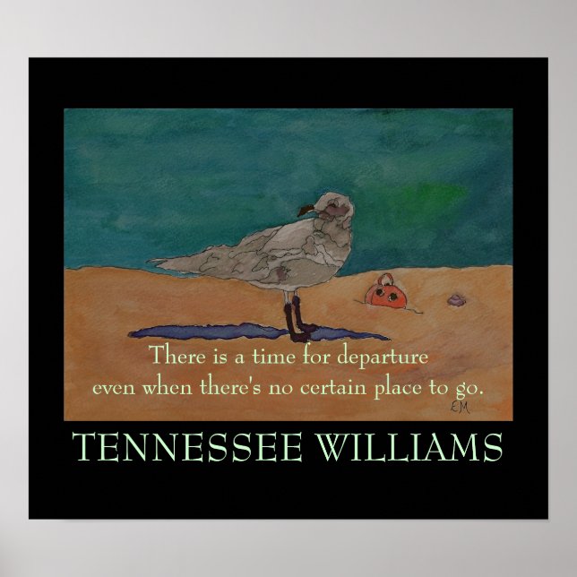Póster Tennessee Williams Quote  - POSTER (Frente)