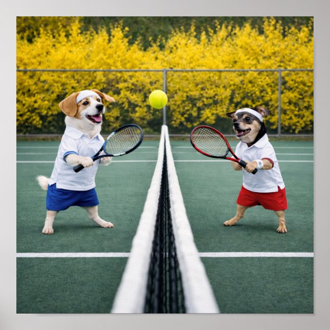 Póster "Tennis Anyone?" (Frente)