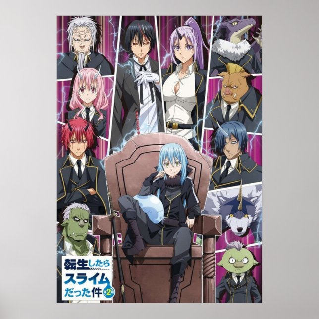 Póster Tensei Shitara Slime Datta Ken 2ª temporada (Frente)