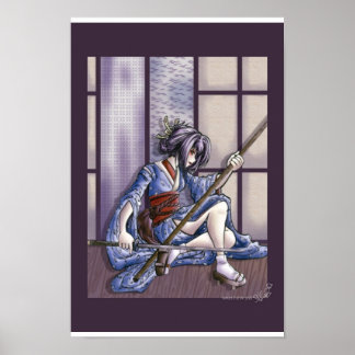 Póster Tenshi la ninja geisha