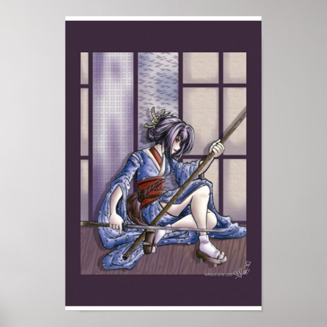 Póster Tenshi la ninja geisha (Frente)