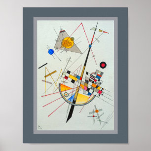 Póster Tensión delicada de Wassily Kandinsky