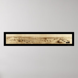 Póster Tent Camp Sevier SC Photo 1918