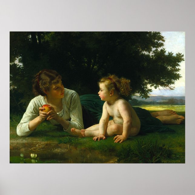 Póster Tentación (1880) (Frente)