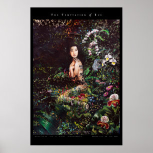 Póster Tentación de Eve en el jardín de Eden