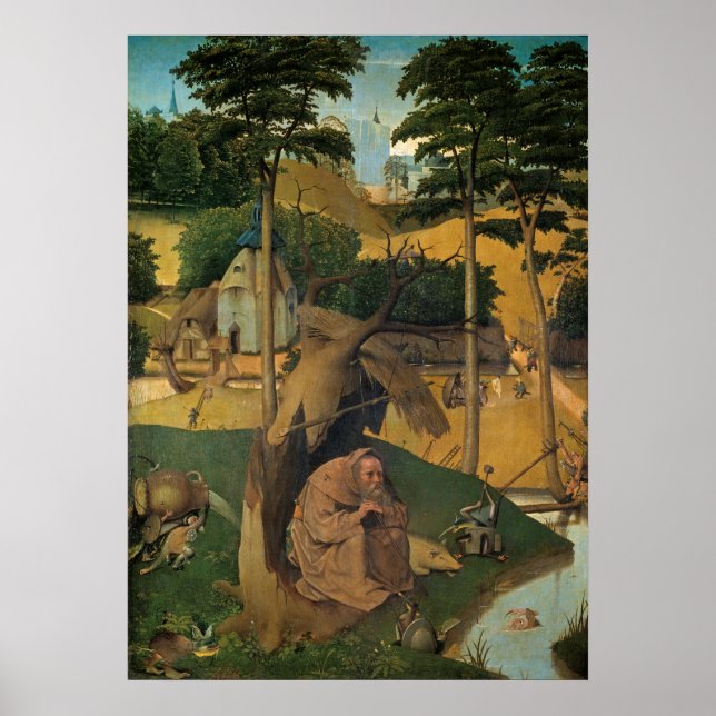 Póster Tentación de San Antonio, por Bosch (Frente)