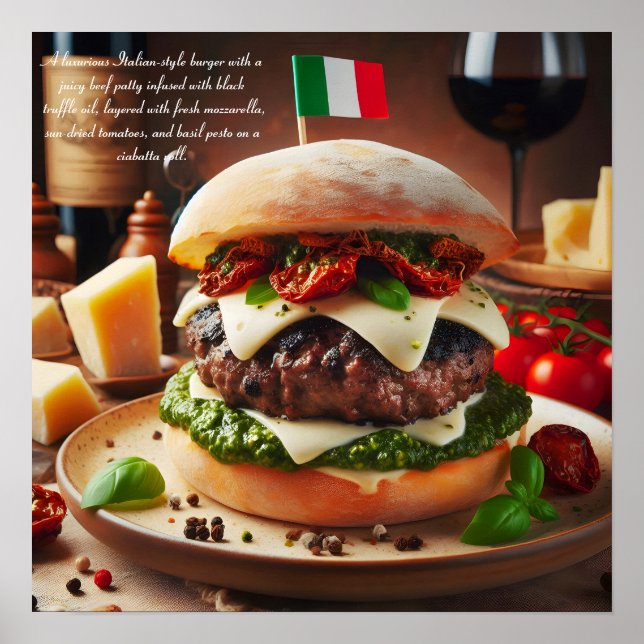 Póster Tentación de trufa toscana (Frente)