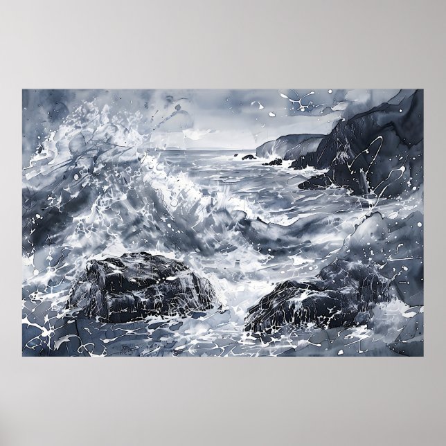 Póster Tentación en la costa galesa (Frente)