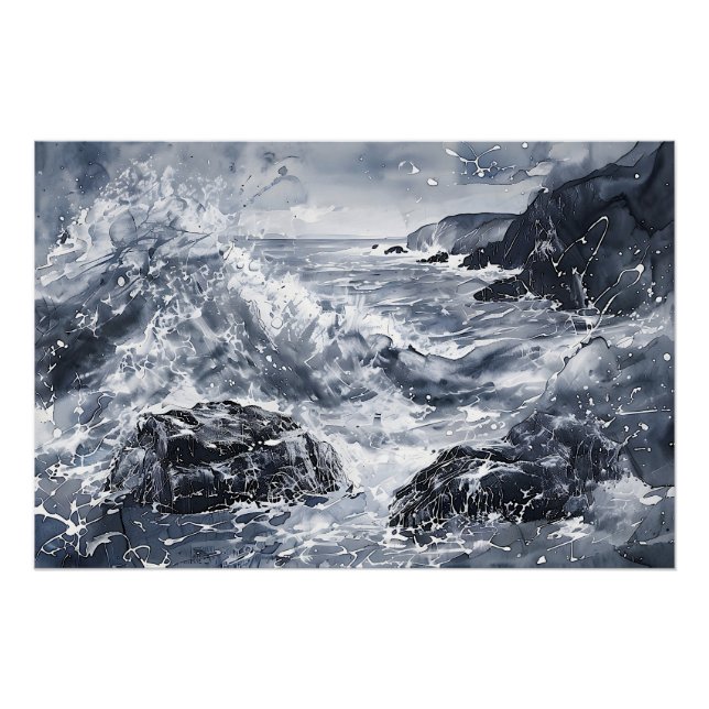 Póster Tentación en la costa galesa (Anverso)