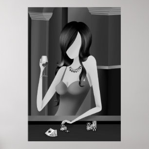 Póster "Tentación" Reina del juego