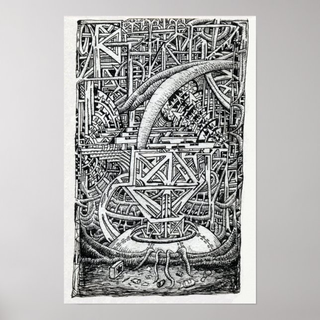 Póster Tentacle Tank de Brian Benson (Frente)