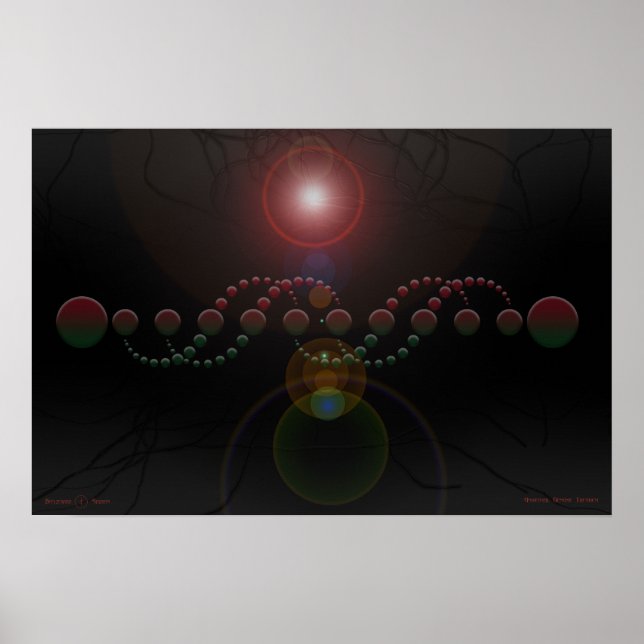 Póster Teorema del genoma universal (Frente)