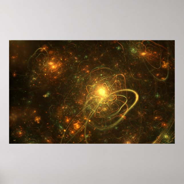 Póster Teoría de cuerdas (Frente)