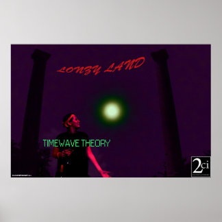Póster TEORÍA DE TIMEWAVE Personalizado Lonzy Land Poster