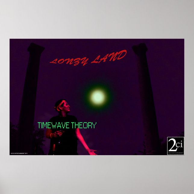 Póster TEORÍA DE TIMEWAVE Personalizado Lonzy Land Poster (Frente)