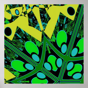 Póster Teoría del Huevo IV - Ken Gage Abstracto
