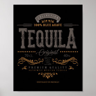Póster Tequila Cinco De Mayo Vintage Mexicano