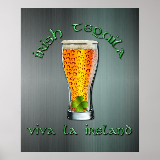 Póster Tequila irlandesa - Viva la Irlanda (Frente)